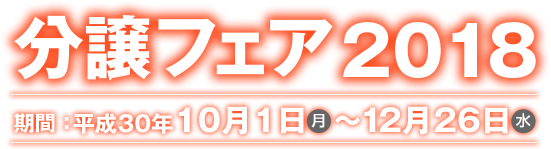 分譲フェア2018