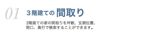 01 3階建ての間取り