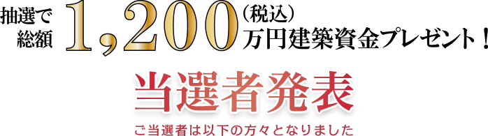 当選者発表