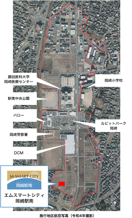 施行地区航空写真