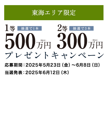 新築資金プレゼント