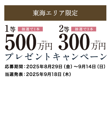 新築資金プレゼント