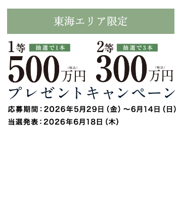 新築資金プレゼント