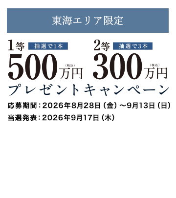 新築資金プレゼント