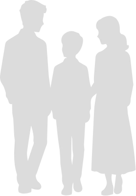 人のシルエット画像
