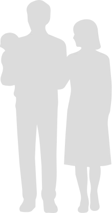 人のシルエット画像