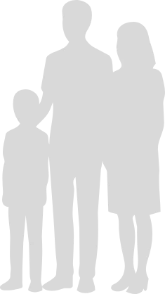 人のシルエット画像