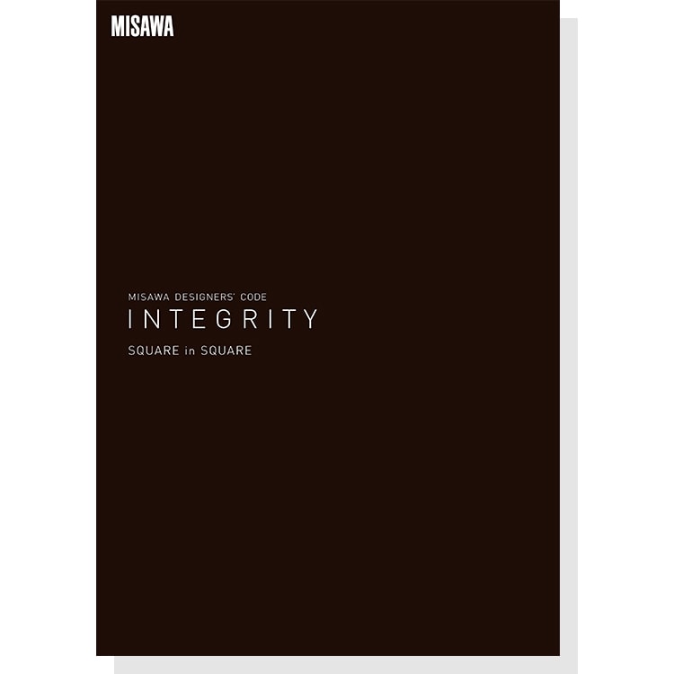 商品カタログ：INTEGRITY 表紙