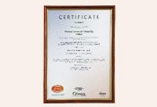 PEFC-CoC certificate