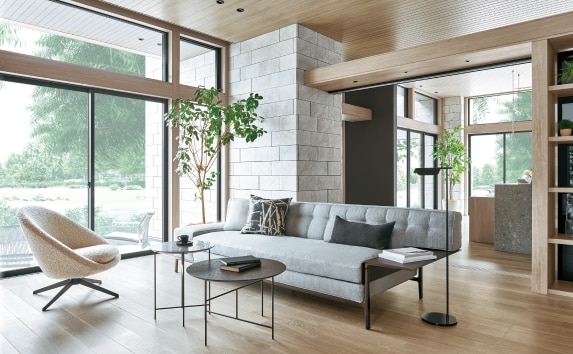 高断熱の木質パネルと高性能サッシ