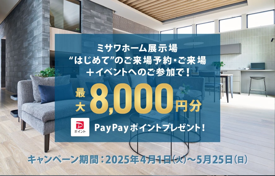 8,000円分PayPayポイントプレゼント
