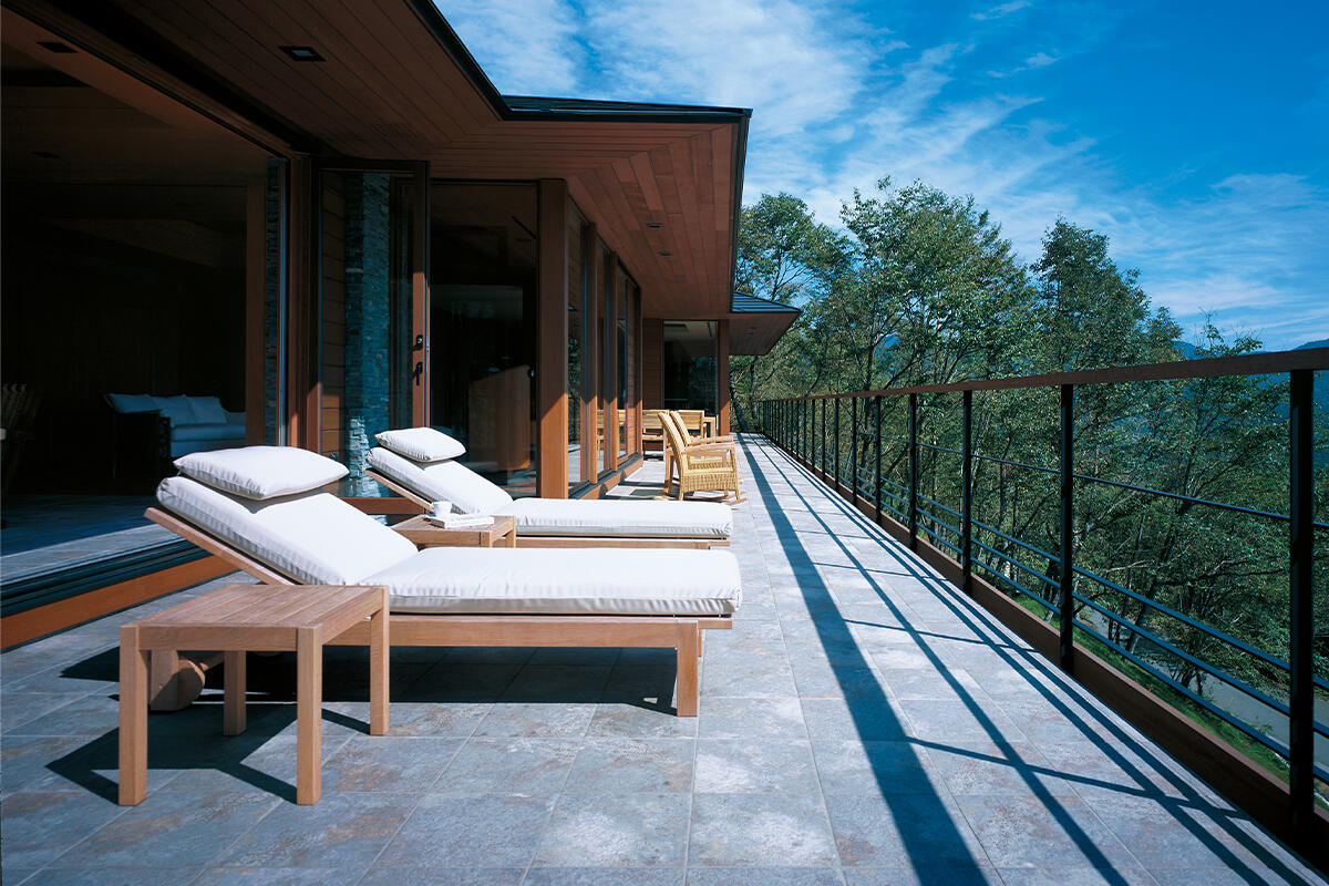 碓氷峠を望む住まいで美しい四季を堪能