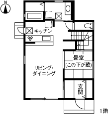 間取図1階