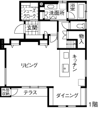 間取図1階