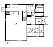 間取図1階