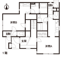 間取図1階