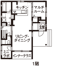 間取図1階