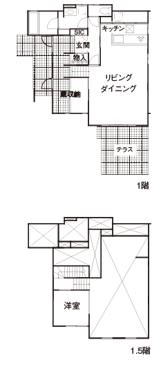 間取図1階