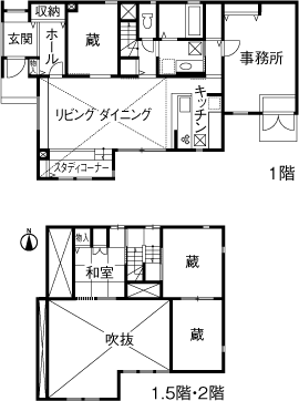 間取図1階