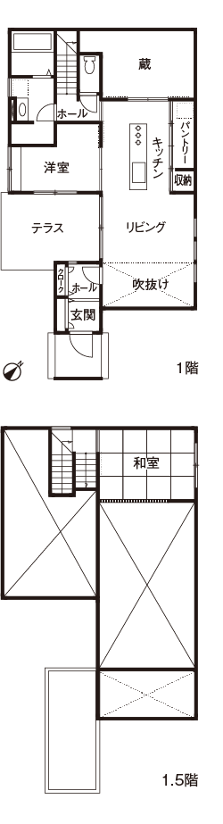 間取図1階