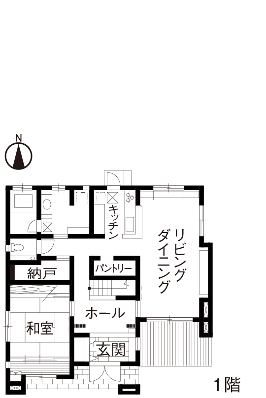間取図1階