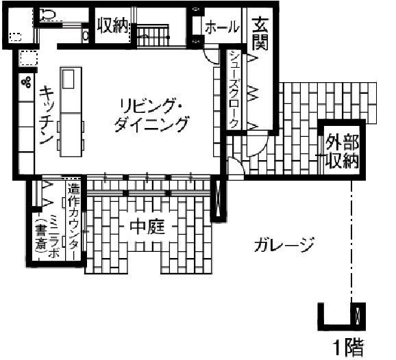 間取図1階