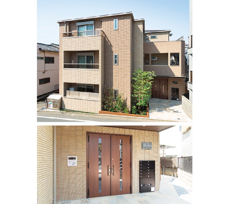 都市部のニーズに合わせた3階建て賃貸住宅