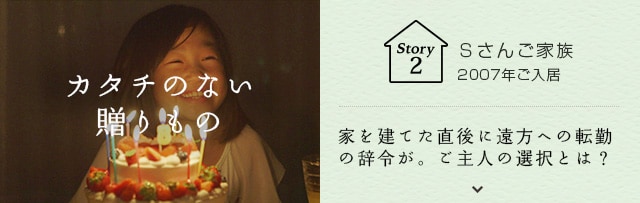 Story02 J^`̂Ȃ S񂲉Ƒ 2007N ƂĂɉւ̓]΂̎߂Bl̑IƂ́H