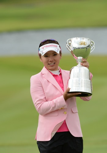 有村知恵選手 日本女子プロゴルフ選手権大会コニカミノルタ杯 メジャー