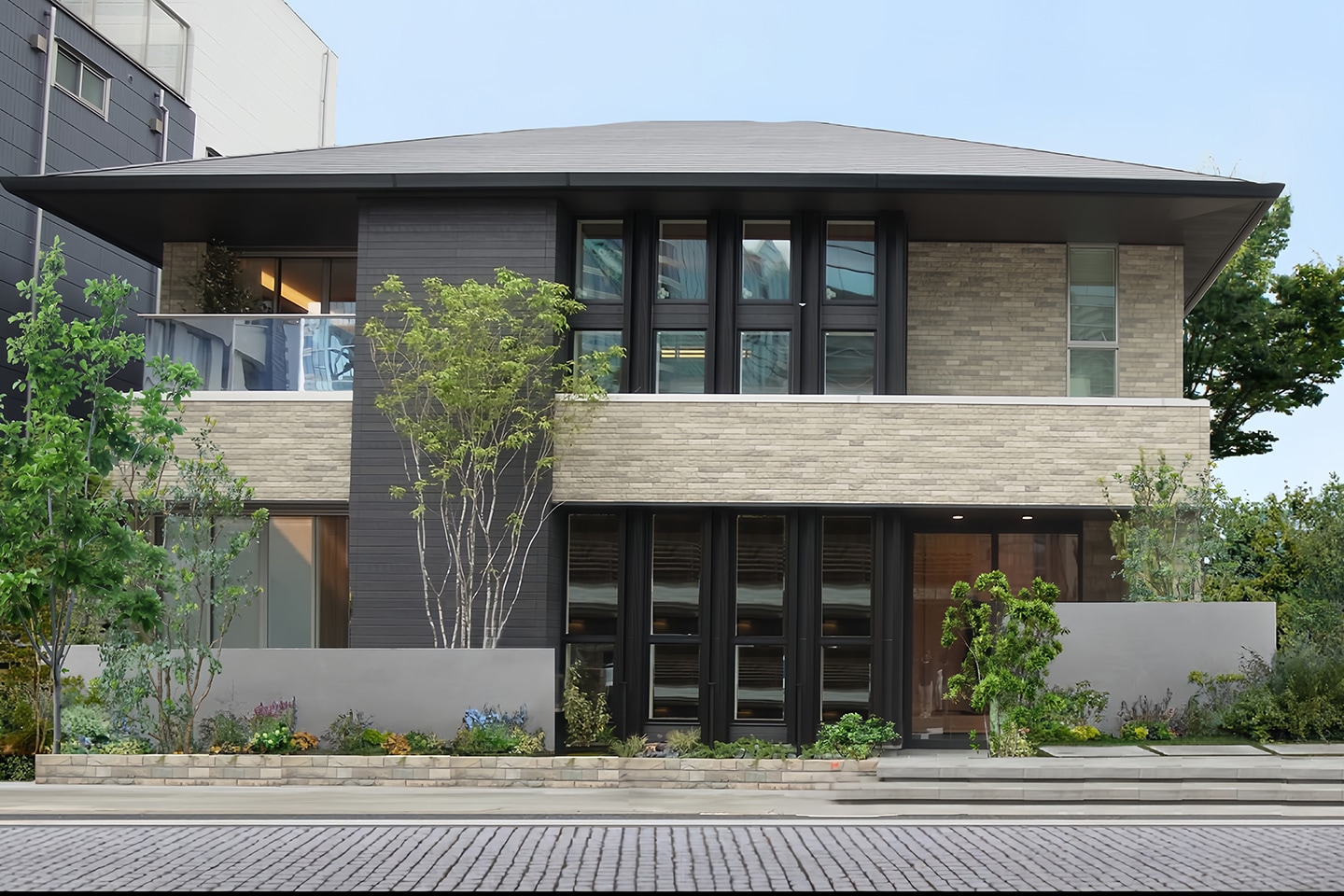 MJ Wood木造耐火 神戸駅前展示場：外観