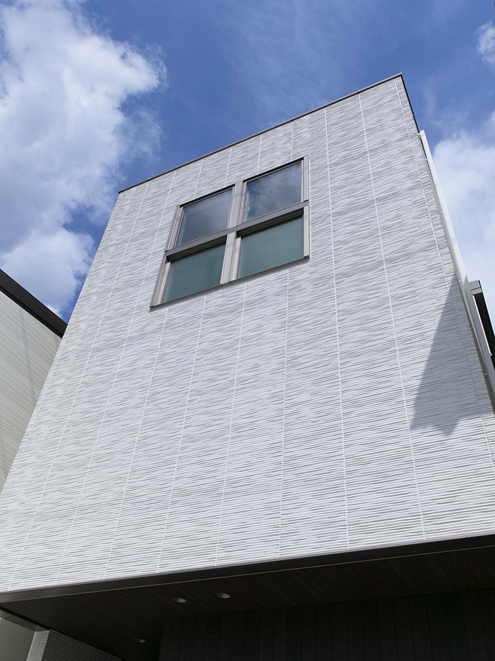 建築実例 ハコノイエ 間口の狭い家 デザイナーズ住宅 建築家と建てるなら ミサワデザイナーズギャラリー 住宅のミサワホーム