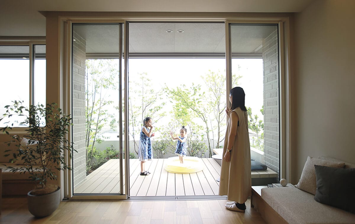 アウトリビングの様子