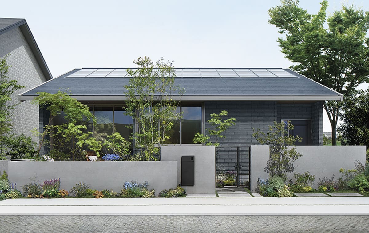 セキュリティ外構の様子