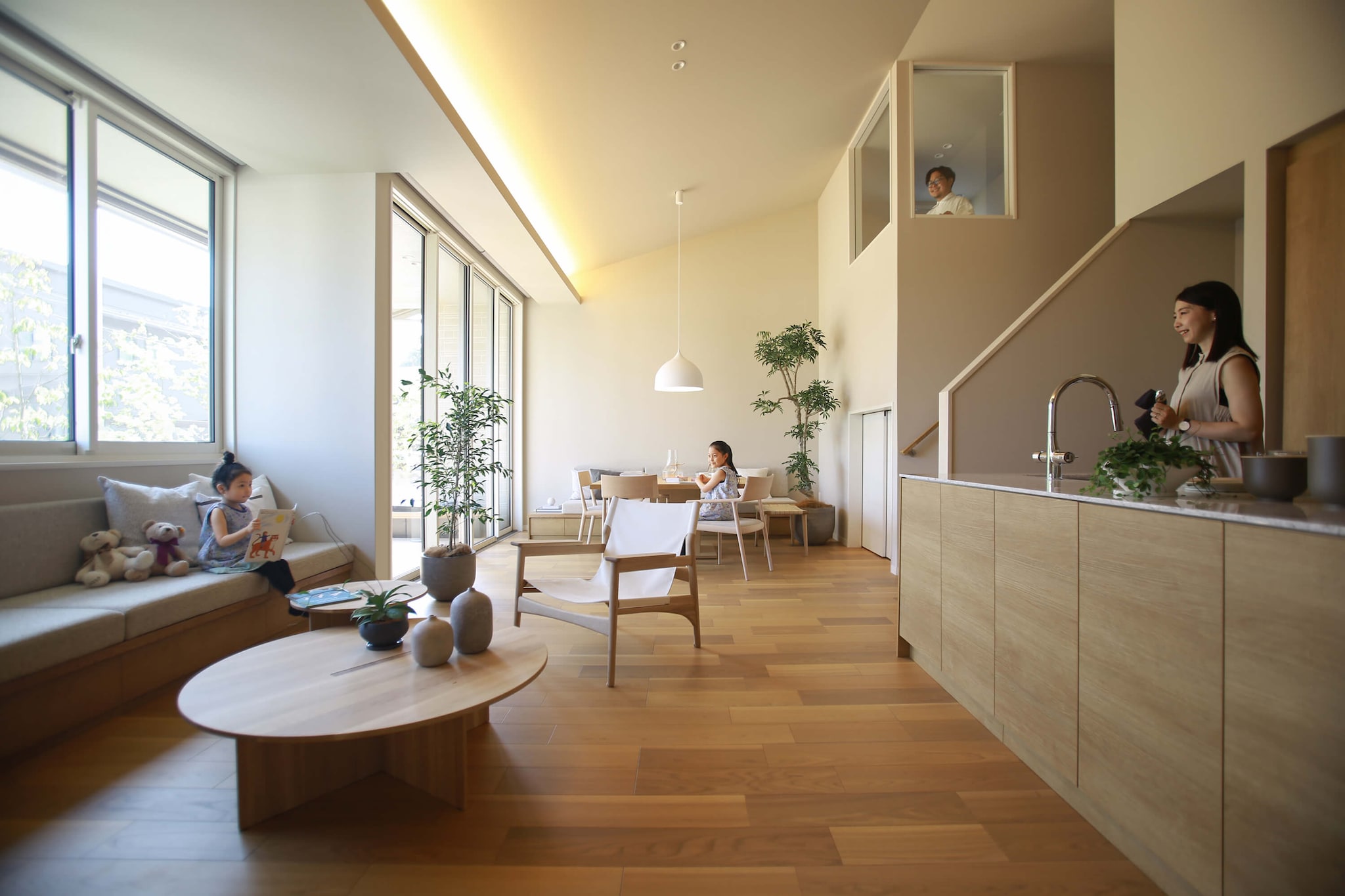 家事をラクにする工夫と収納提案をもつ室内