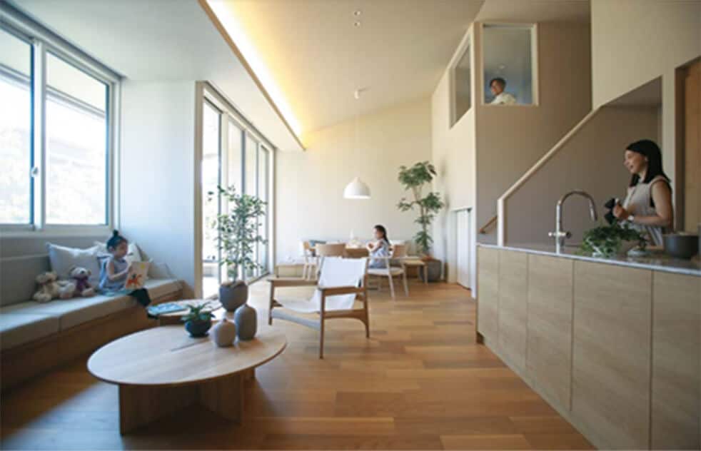 スムーズな動線で家事がしやすい間取り