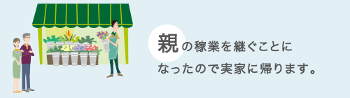 親の稼業を継ぐことになったので実家に帰ります。