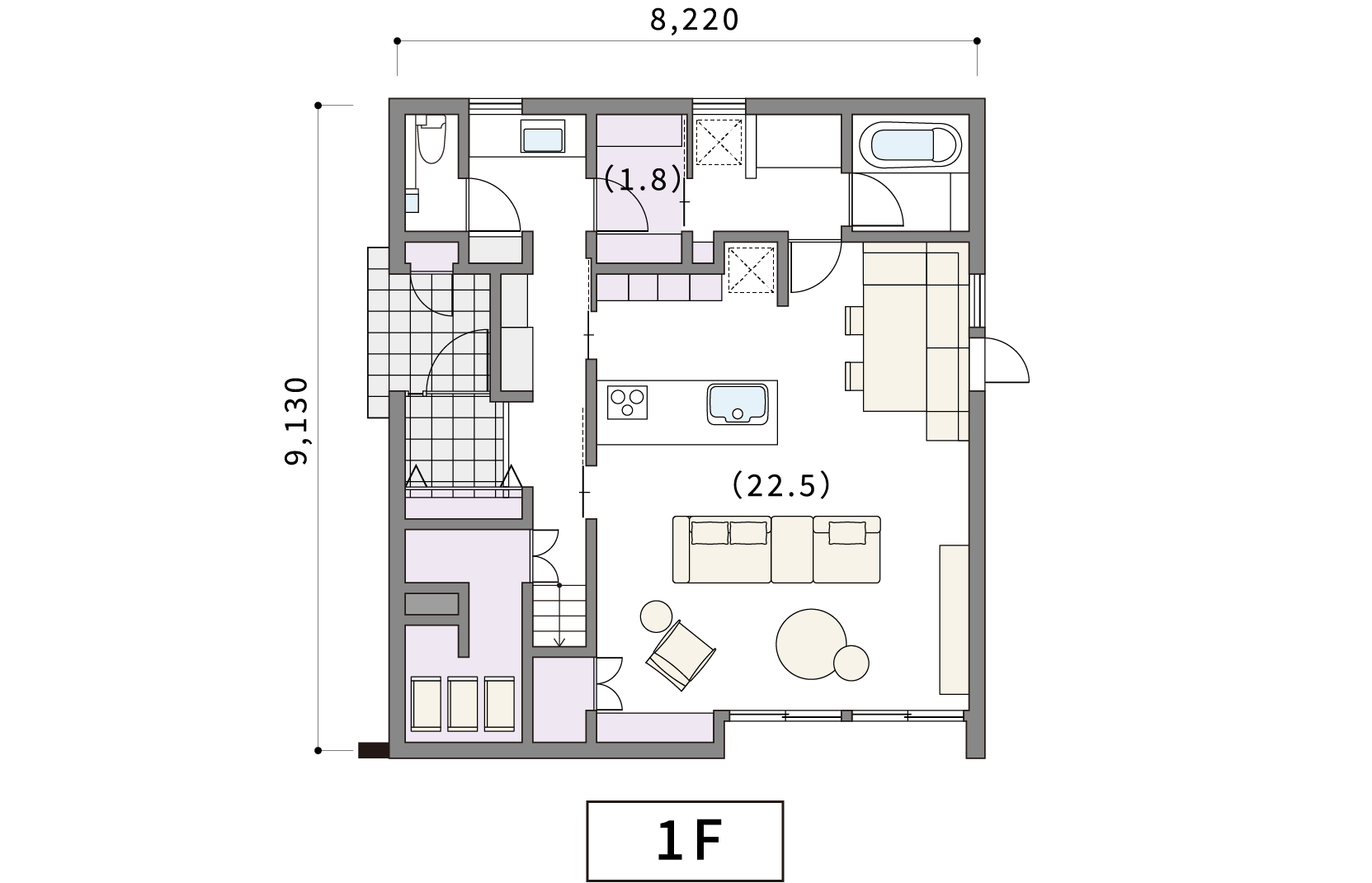 1F