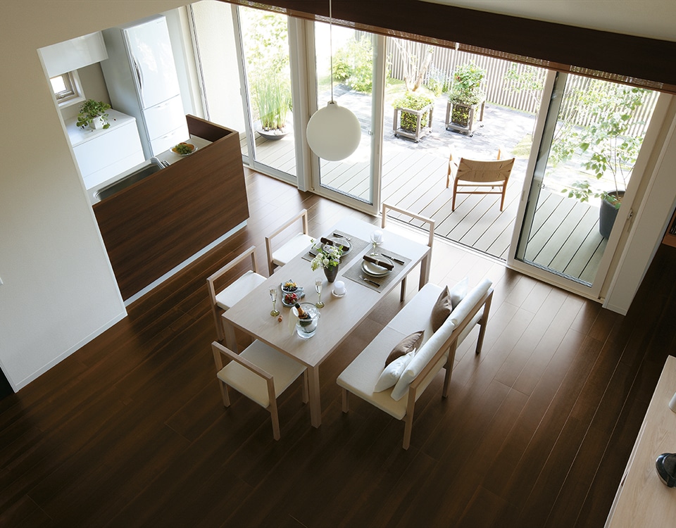 一戸建の商品SMART STYLE「A」 HIRAYAのダイニングキッチン