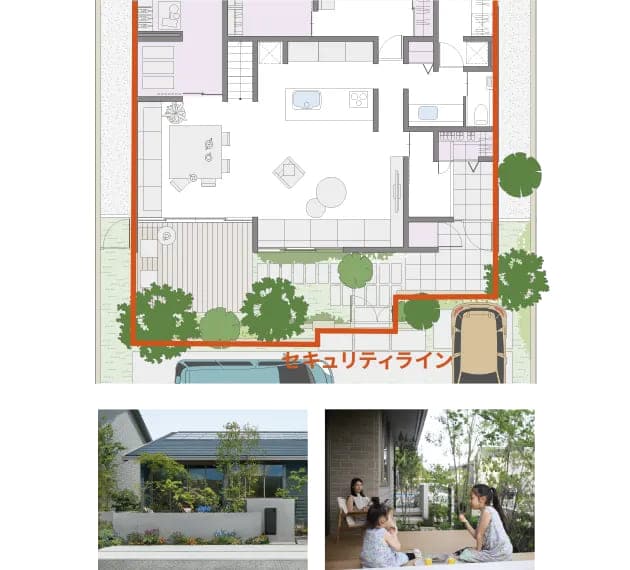 セキュリティ外構 イメージ画像