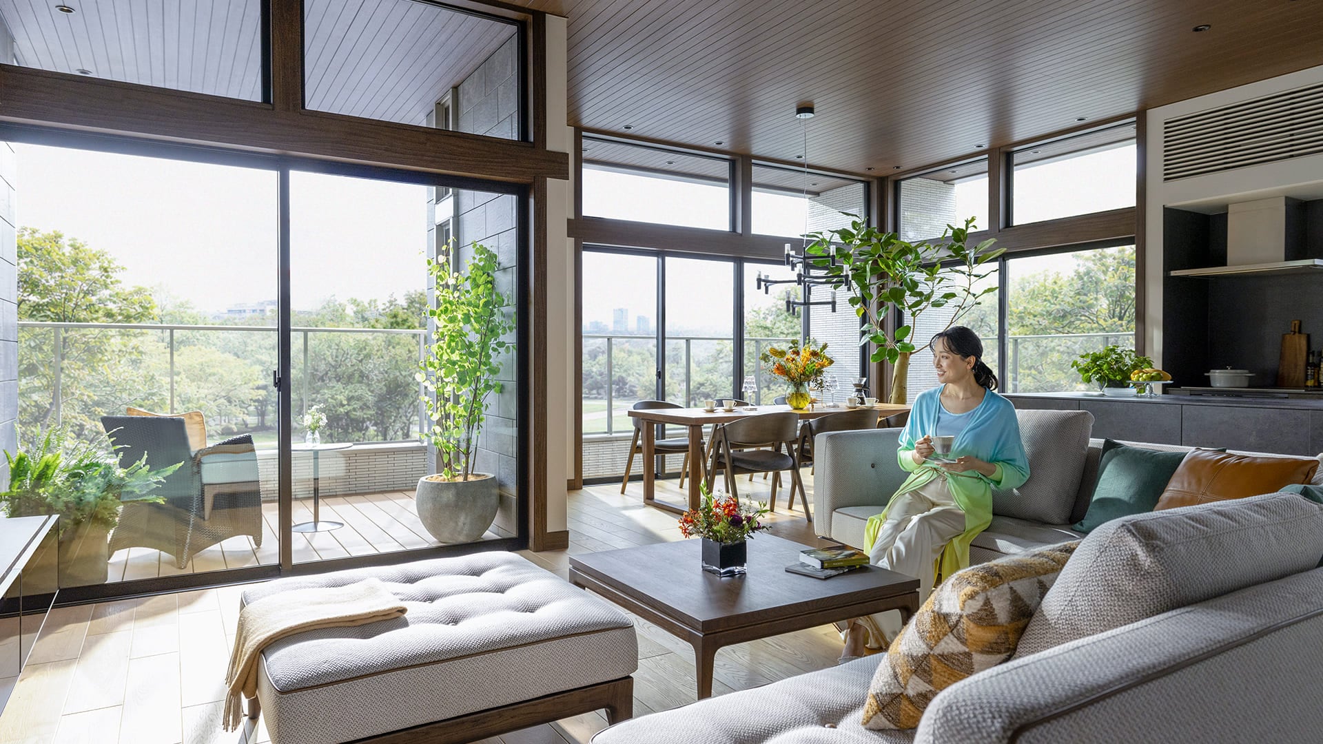 高断熱と快適空間 一居両立