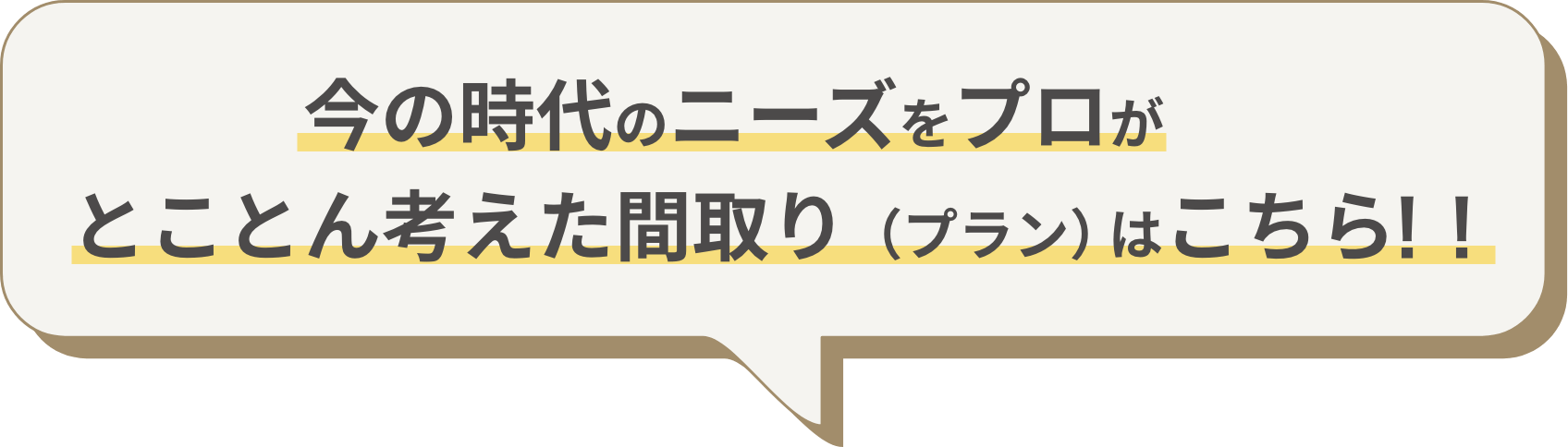 今の時代のニーズをプロがとことん考えた間取り（プラン）はこちら!!