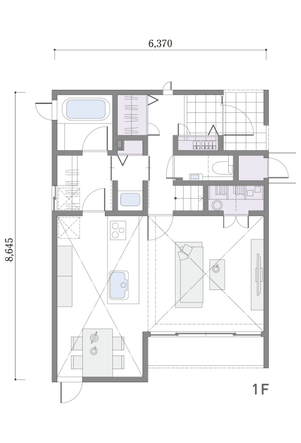 1F間取り図