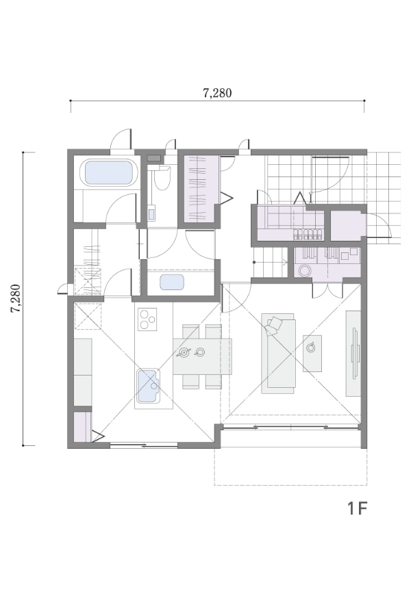 1F間取り図