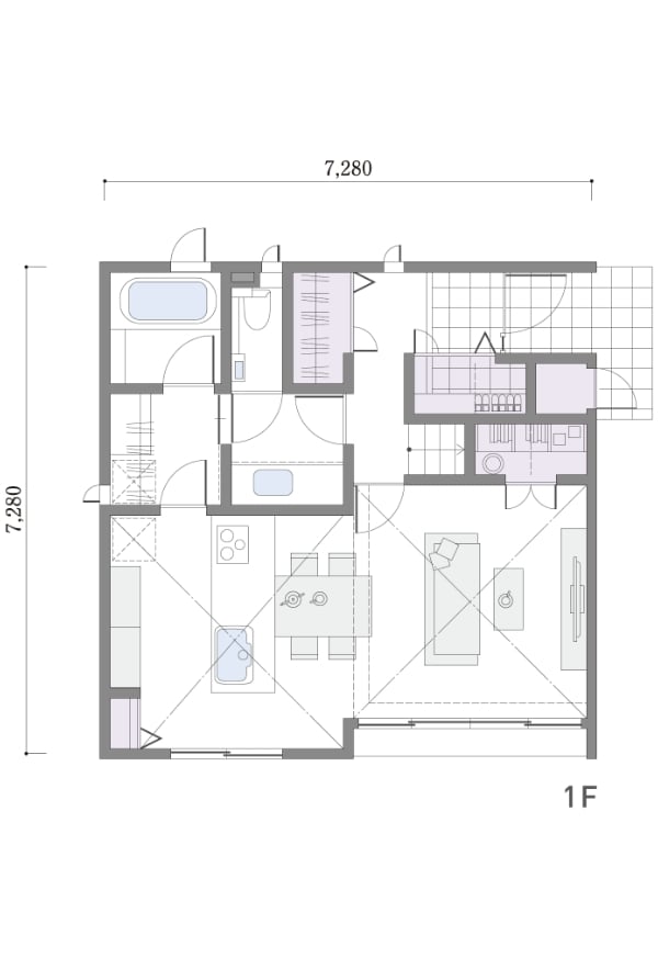 1F間取り図