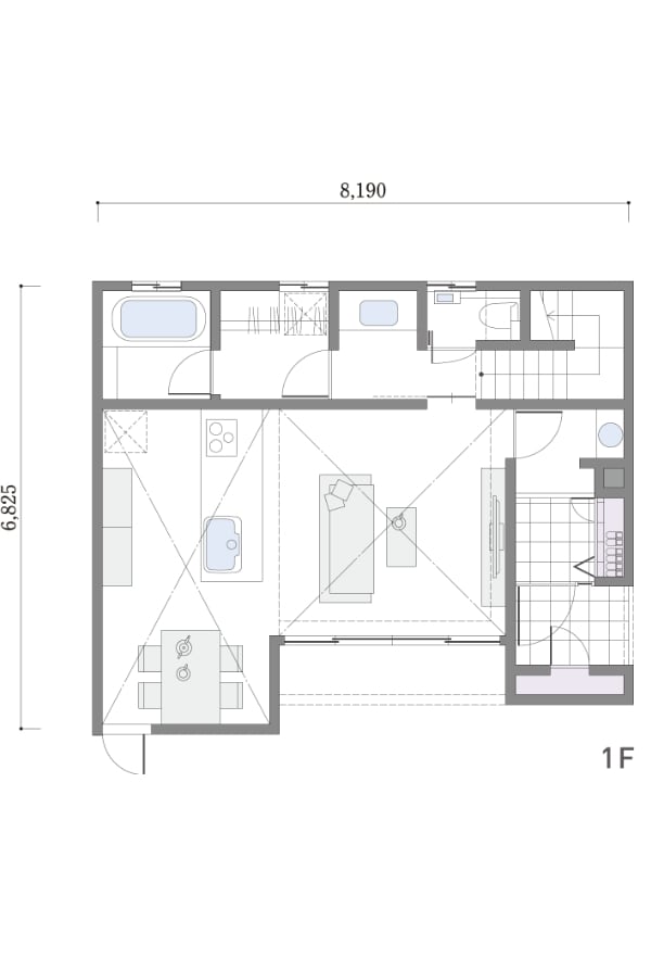 1F間取り図