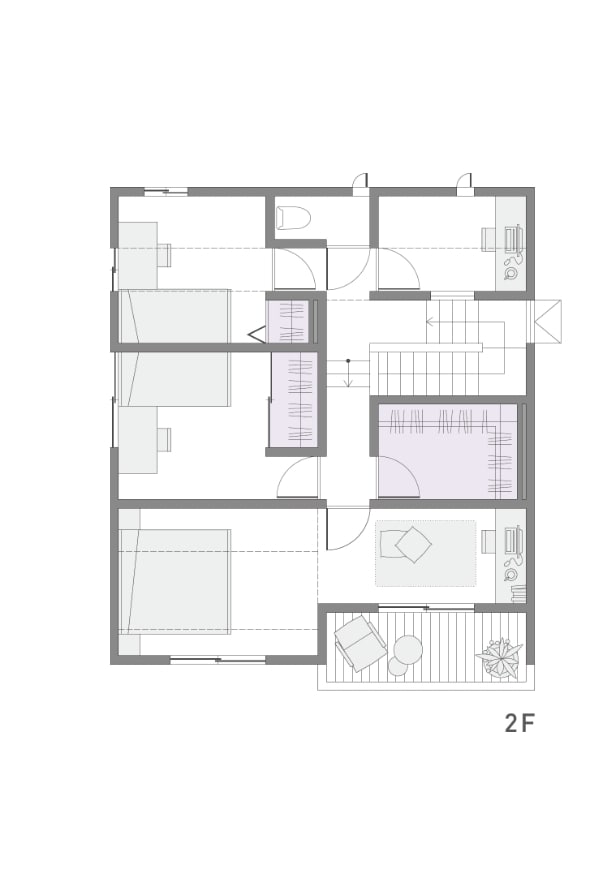 2F間取り図