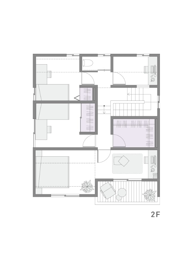 2F間取り図
