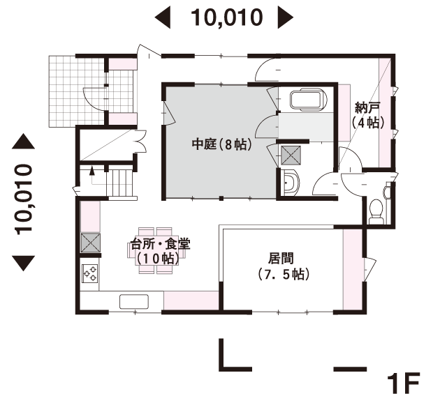 34坪 2階建 西向き の間取り 間取り集500プラン あたりまえ の間取り集 ミサワホーム 34坪 2階建 西向き の間取り 間取り集500プラン あたりまえ の間取り集 ミサワホーム