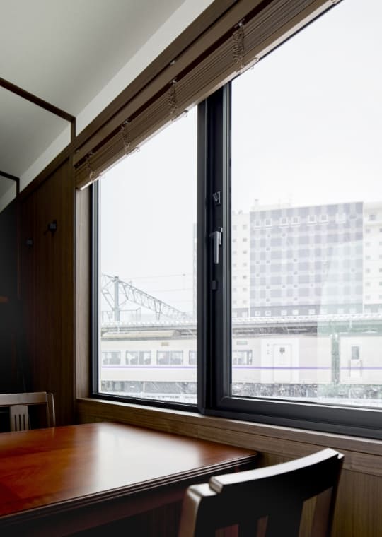 列車の音が気にならない遮音性