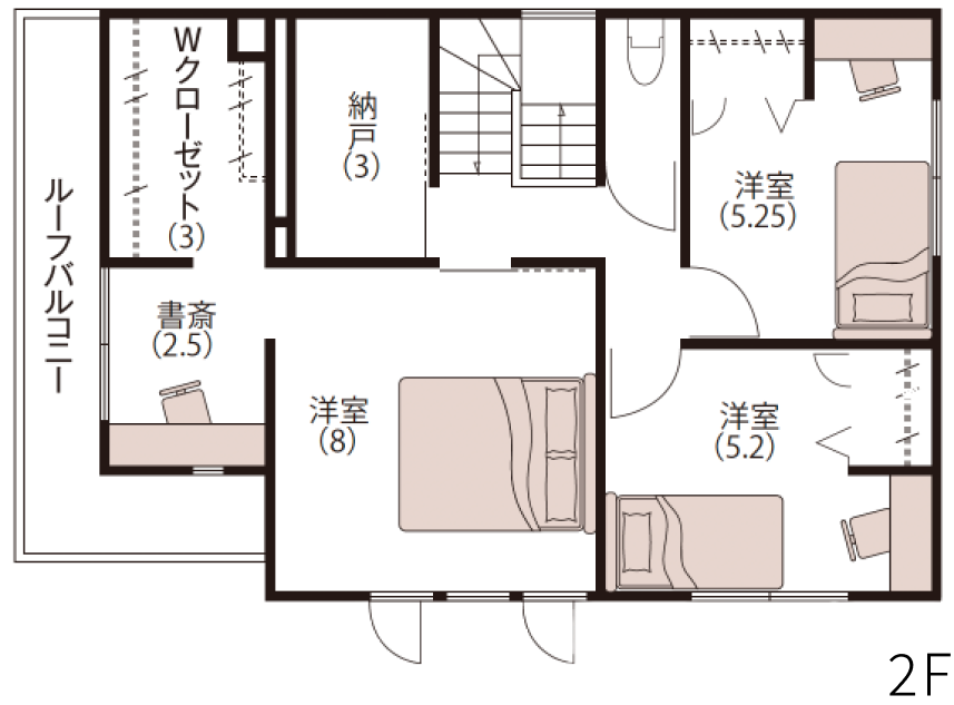 2階の間取り